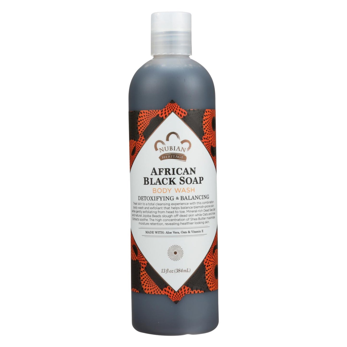 Nubian Heritage African Black Soap Body Wash & Scrub