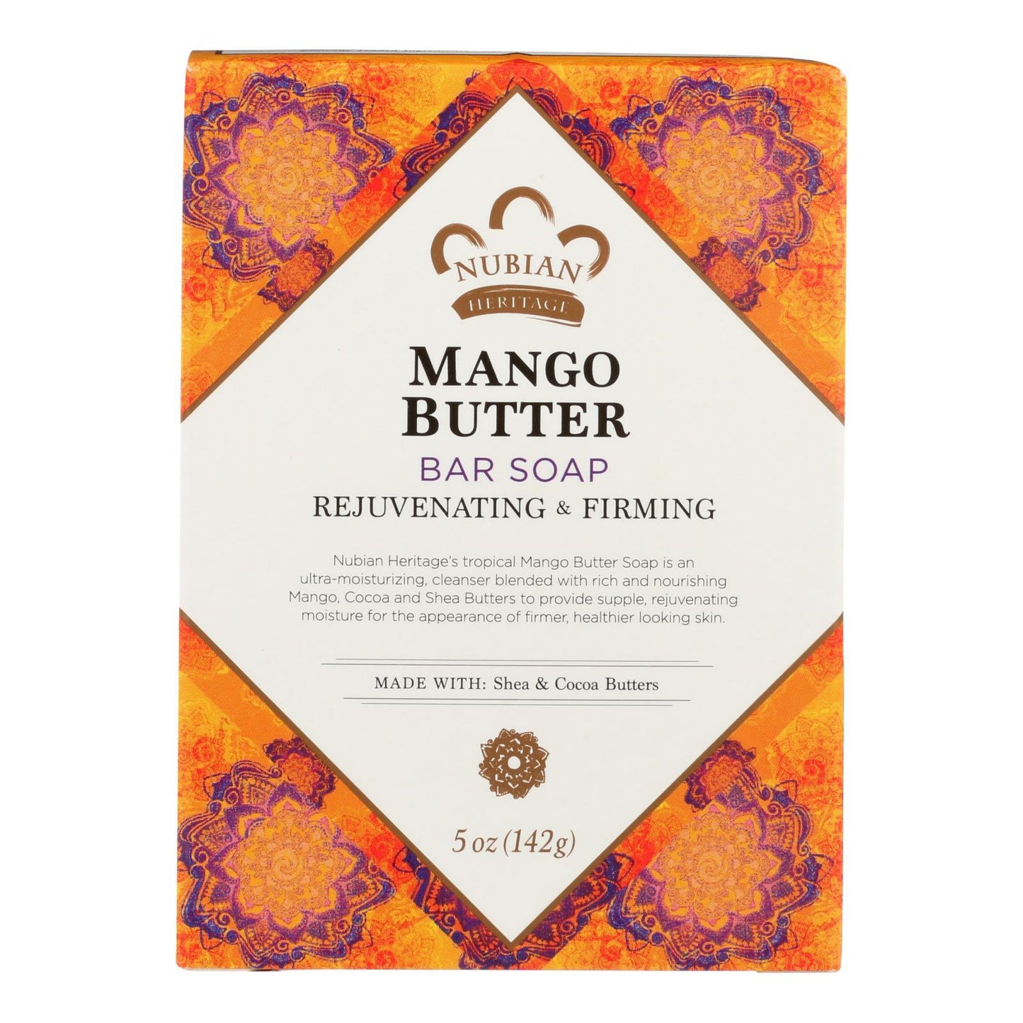 Nubian Heritage Mango Butter Bar Soap